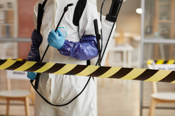 Professional Biohazard Cleanup technician working in Charlestown, MD